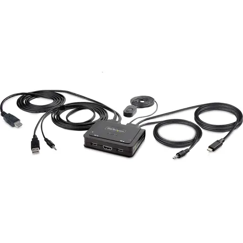 KVM-Schakelaar Startech C2-H46-UAC-CBL-KVM 1,8 m – afbeelding 2