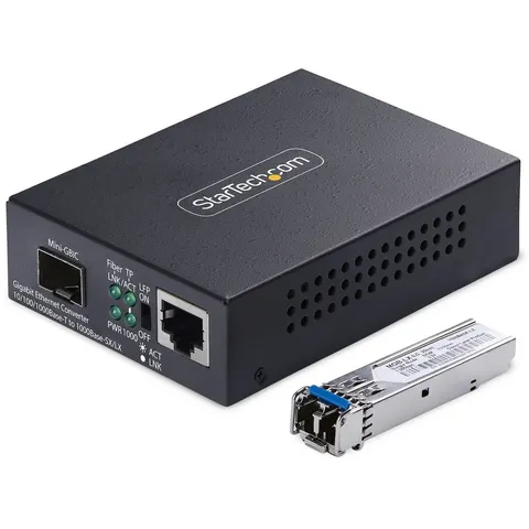 SFP Singlemode Vezelmodule Startech MCM1110SMLC20 2000 Mbit/s – afbeelding 2