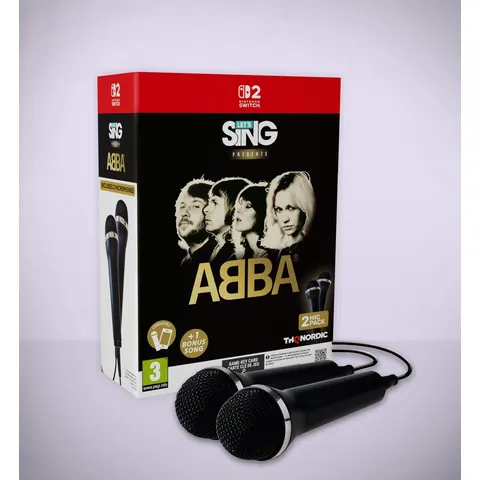 Let's Sing ABBA 2 Mic Bundle - Inclusief 2 Microfoons - Nintendo Switch 2 – afbeelding 2