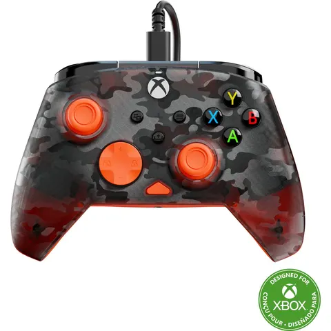Turtle Beach Rematch Core - Controller - PC, Xbox Series X|S, Xbox One - Ghost Camo - Black/Orange – afbeelding 2