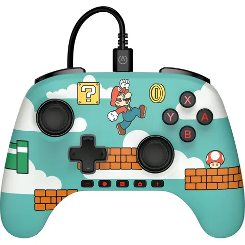 PowerA Bedrade Controller - Nintendo Swich - Mario Time - 3m USB-kabel – afbeelding 2