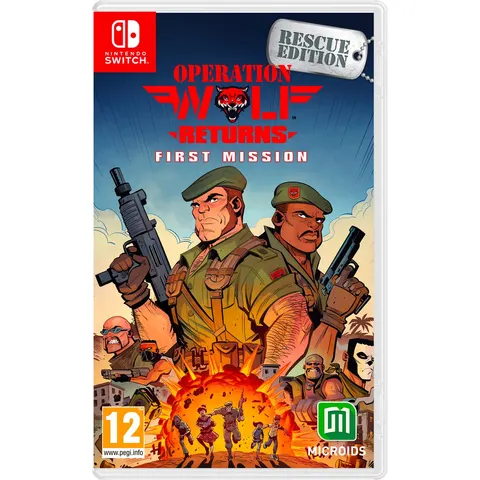 Operation Wolf Returns: First Mission: Rescue Edition - Switch – afbeelding 2