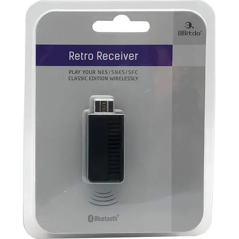 8BitDo Retro Receiver - Classic Edition - Black PS3 PS4 Wii Switch Xbox – afbeelding 2