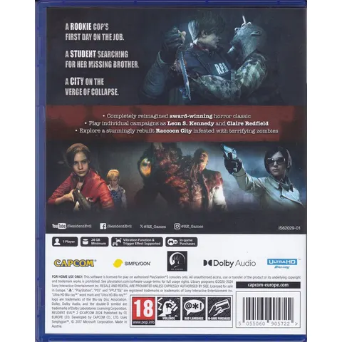 Resident Evil 2 - Remake PS5 – afbeelding 2