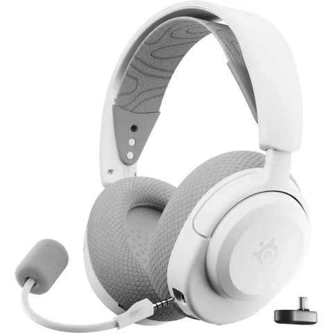 SteelSeries Arctis Nova 3 Wireless - Draadloze Gaming Headset - PC, Switch, Mobiel - Wit – afbeelding 2
