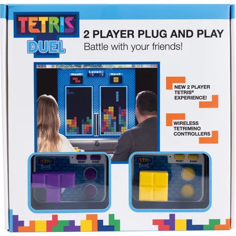 Tetris Duel - TV plug & play - 2 wireless controllers - retro gaming – afbeelding 2