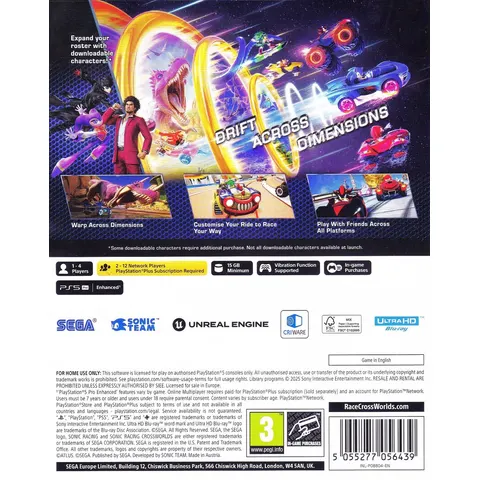 Sonic Racing CrossWorlds PS5 – afbeelding 2