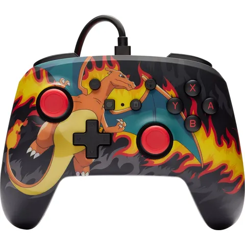 PowerA Bedrade Controller - Nintendo Switch - Charizard Firestorm - 3m USB-kabel – afbeelding 2