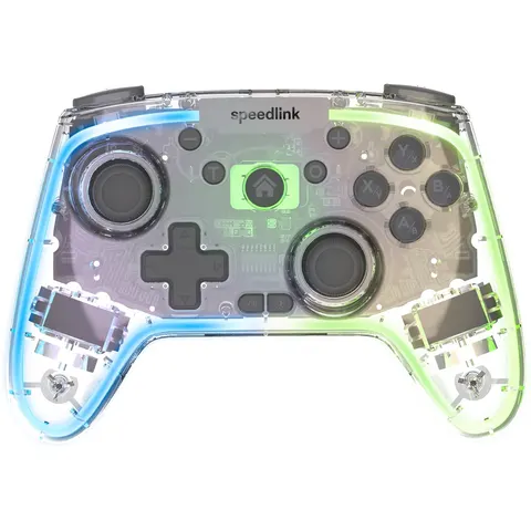 Speedlink RAIT NX - Draadloze Gaming Controller - RGB - PC/Android/Switch OLED/Lite - Transparant – afbeelding 2