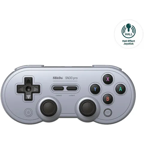 8BitDo SN30 Pro Gamepad Hall Effect Gray – afbeelding 2