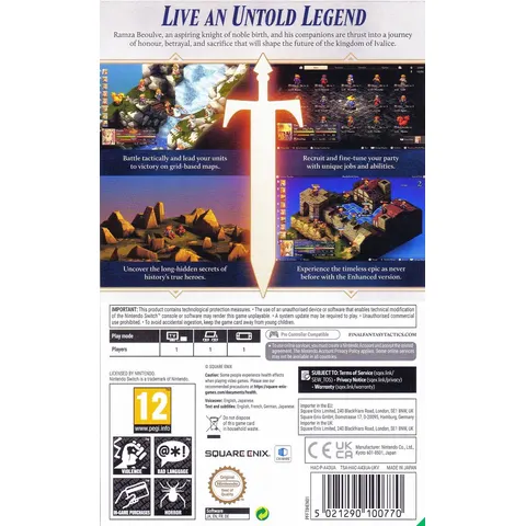 Final Fantasy Tactics The Ivalice Chronicles Switch – afbeelding 2