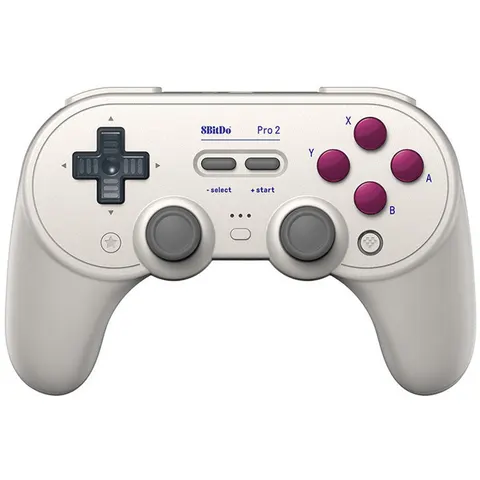 8Bitdo Pro 2 - Draadloze Controller - Hall Effect - Android/Nintendo Switch - Wit – afbeelding 2
