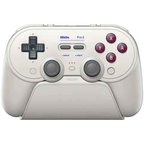 8BitDo Pro 3 Bluetooth Controller - Draadloze Gamepad - Nintendo Switch / Switch 2 / PC / Mac / Android / iOS - Bluetooth & 2.4 GHz & USB - Zilver – afbeelding 2