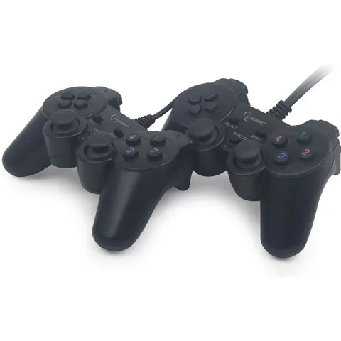 Gembird JPD-UDV2-01 Gamepad PC Zwart game controller – afbeelding 2