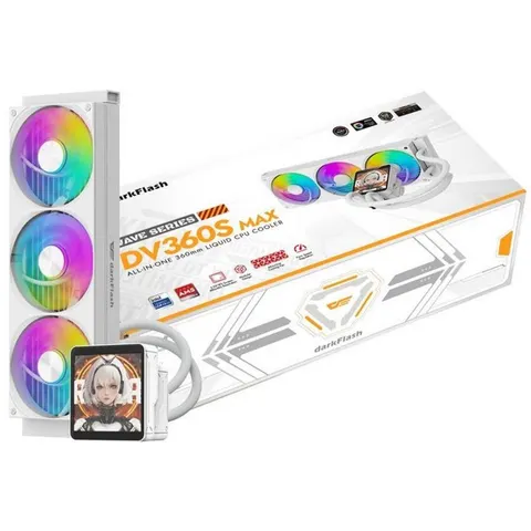 darkFlash - DV360S MAX White - CPU koeling – afbeelding 2