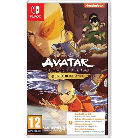 Avatar The Last Airbender: Quest for Balance - Switch (Code in a Box) – afbeelding 2