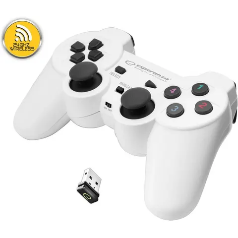 Esperanza GX600 Gladiator Wireless Vibration Controller – PC/PS3 – afbeelding 2