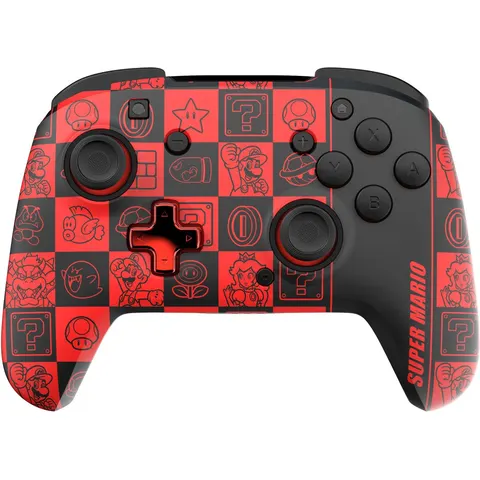 PDP Super Mario REMATCH GLOW Wireless Controller-Icons (Switch) Nieuw – afbeelding 2