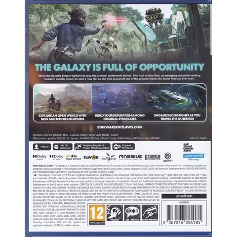 Star Wars Outlaws PS5 – afbeelding 2