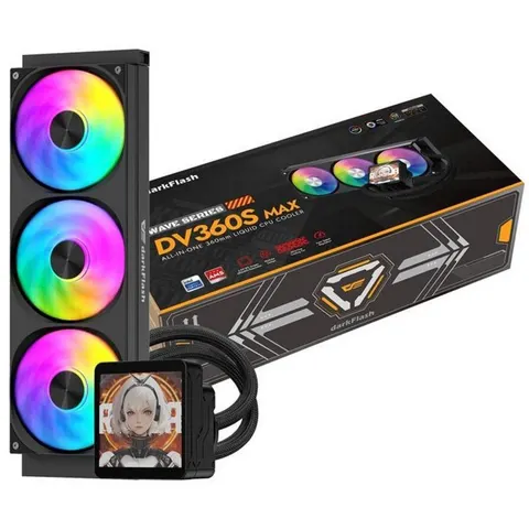 darkFlash - DV360S MAX Black - CPU koeling – afbeelding 2