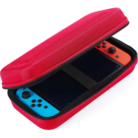 Bigben Nintendo Switch - Eva Pouch - Rood – afbeelding 2