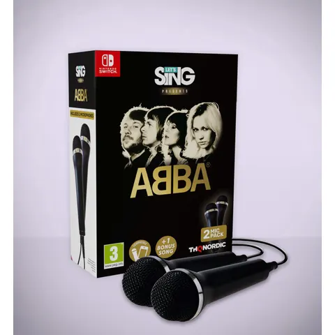 Let's Sing ABBA 2 Mic Bundle - Inclusief 2 Microfoons - Nintendo Switch – afbeelding 2
