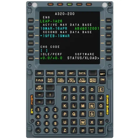 MOZA MA3F Flight Computer Display – A320 MCDU – 5,1" IPS Display – Airbus Flight Simulator – PC – afbeelding 2