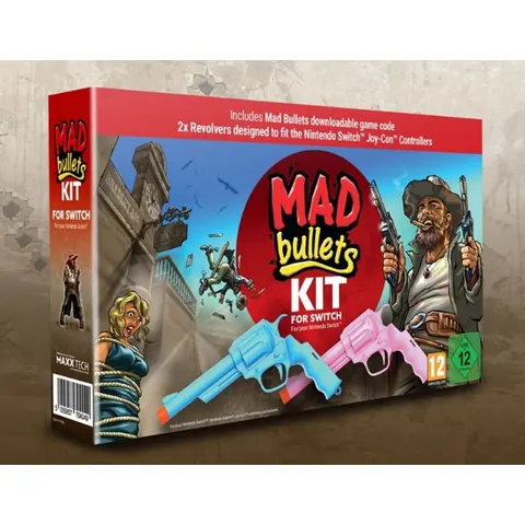 Nintendo Games Switch Mad Bullets Transparant – afbeelding 2