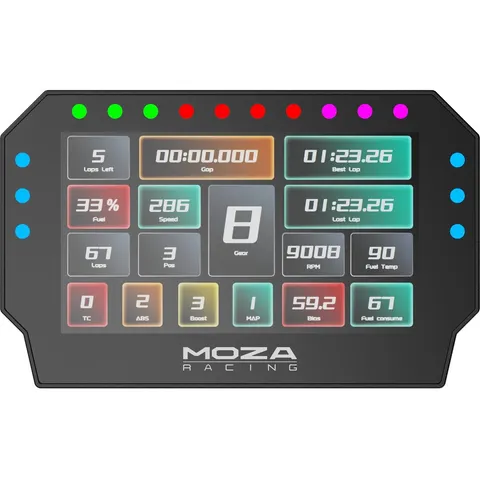 Moza Racing CM2 Racing Dashboard - Professioneel Sim Racing Display - PC – afbeelding 2