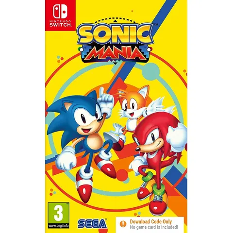 Sonic Mania – Nintendo Switch (Code-in-a-box) – afbeelding 2