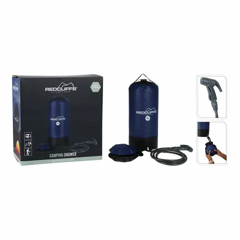 Redcliffs camping douche met pomp 11 liter - draagbare douche. – afbeelding 2