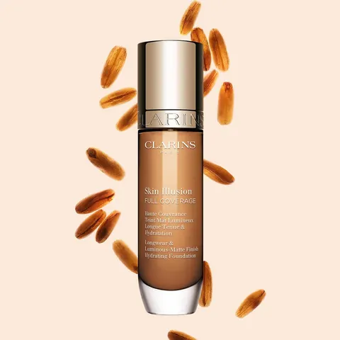 Clarins Skin Illusion Hydrating Foundation fond de teint haute couvrance teinte 114N 30 ml – image 2