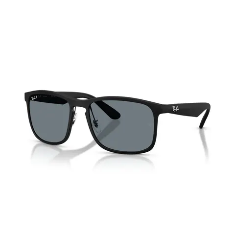 Ray Ban - Matte Black - Blue Chromance – afbeelding 2