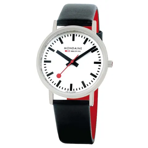 Classic 36 mat-wit-leer zwart – afbeelding 2