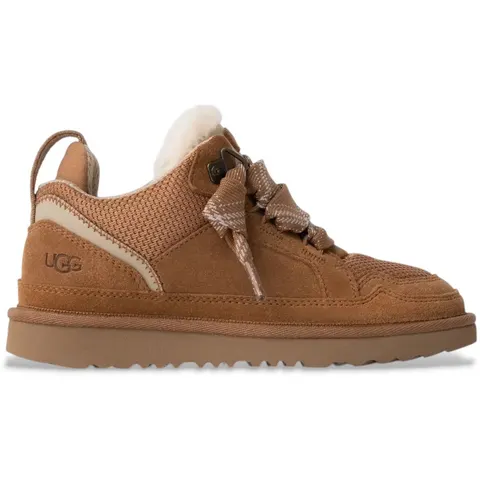 UGG Lowmel lichtbruine leren sneakers – afbeelding 2