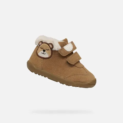 GEOX Baskets en cuir, fourrées, MACCHIA – image 2