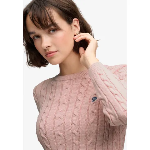 Superdry - Essentials SD&CO Kabelgebreide Trui - Dames - Sweaters – W6110801A – afbeelding 2