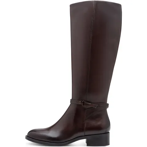 TAMARIS Bottes plates en cuir – image 2