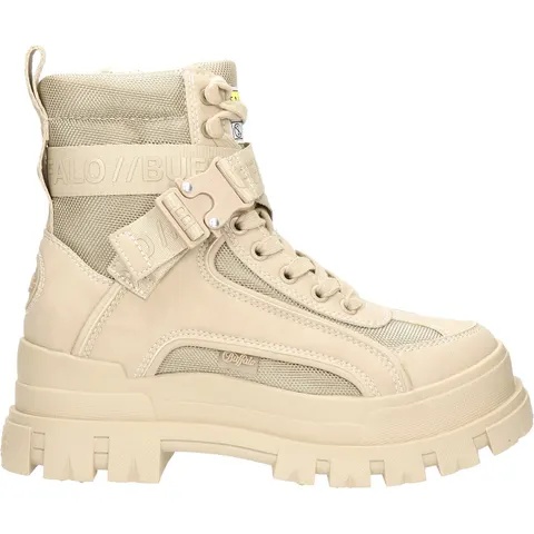 Buffalo Aspha Com1 dames veterboot - Beige - Maat 39 – afbeelding 2