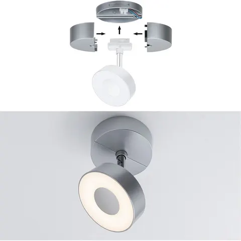 Paulmann Systeemlamp (basis) URail Chroom – afbeelding 2