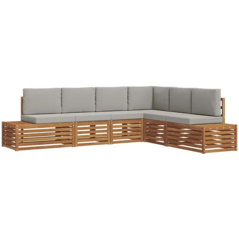 vidaXL Ensemble de canapés d'extérieur 6 pc – image 2