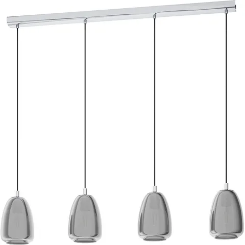 EGLO Alobrase Hanglamp - 4 lichts - E27 - Chroom – afbeelding 2