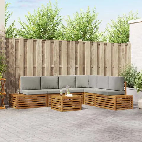 vidaXL Ensemble de canapés d'extérieur 7 pc – 535207 – image 2