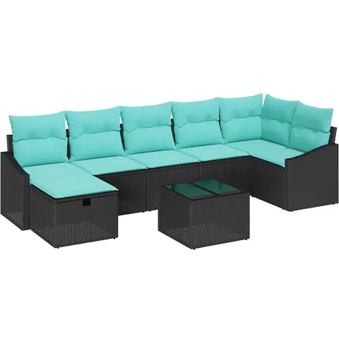 vidaXL Ensemble de Canapés 8 pc polyrotin – 395184 – image 3