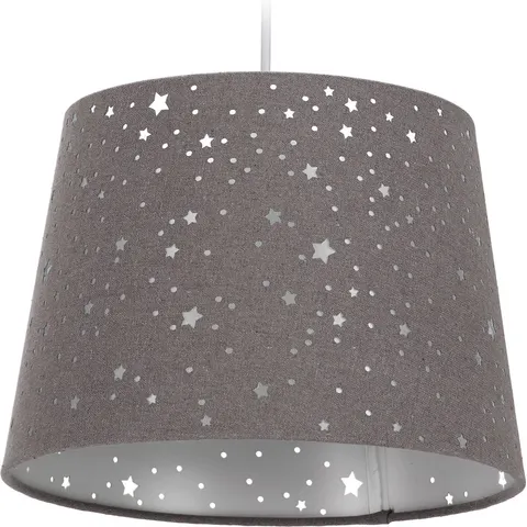 Hanglamp sterren - kinderkamer - E27 - grijs – afbeelding 2