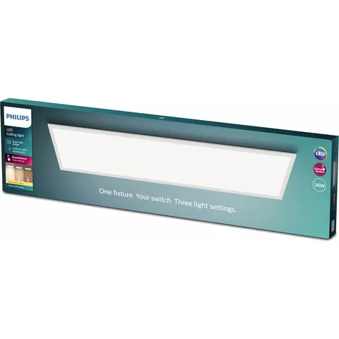 Philips Touch Plafondlamp - rechthoekig - wit – afbeelding 2