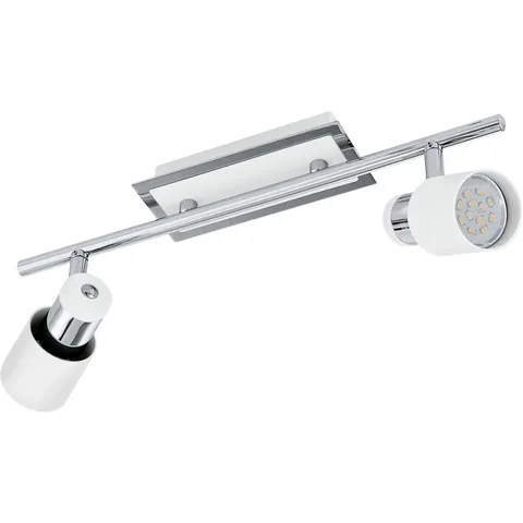EGLO Davida - Plafondspots - 2 Lichts - Chroom, Wit – afbeelding 2