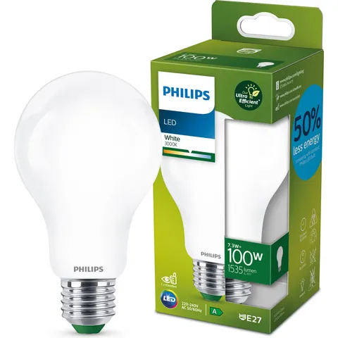 Philips Ultra Efficient LED lamp Mat - 100 W - E27 - Wit licht – afbeelding 2