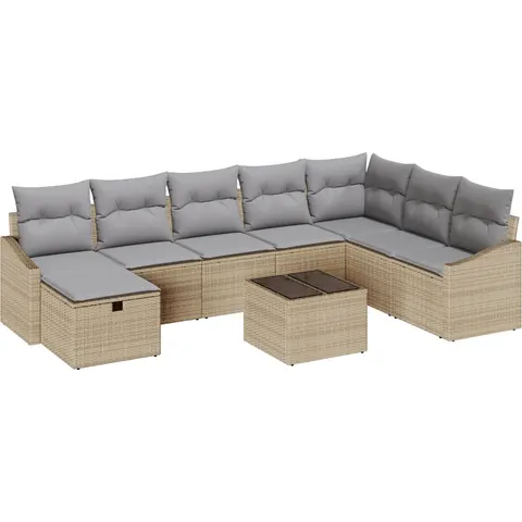 Ensemble de Canapés 8 pc polyrotin vidaXL – 407900 – image 3