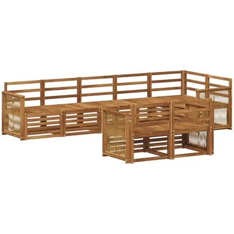 vidaXL Ensemble de canapés d'extérieur 7 pc – 692443 – image 2